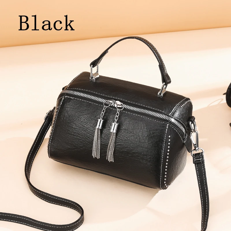 Brand Women Leather Handbags Fashion Rivet Female Bag Multicolor High Capacity Crossbody Bags for Ladies New Luxury Shoulder Bag coach wristlet