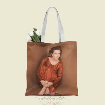 

Emma Thompson tote bag custom canvas tote bags for women for teacher Birthday Bags Gift Bag personalized gifts
