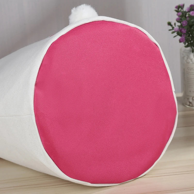 Easter Egg Basket Holiday Rabbit Bunny Printed Canvas Gift Carry Eggs Candy Bag