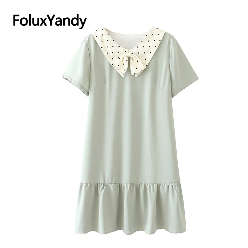 plus size peter pan collar dress