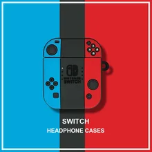 Чехол для AirPods, силиконовый, милый, 3D, игровой, чехол для наушников Airpods, 2, чехол для наушников, для Apple Air Pods, чехол, Earpods, карабин