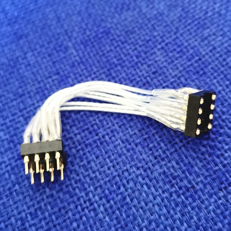 

1 piece op amp extension socket Single crystal copper silver plated wire DIP-8 Flexible op amp socket for amplifier dac