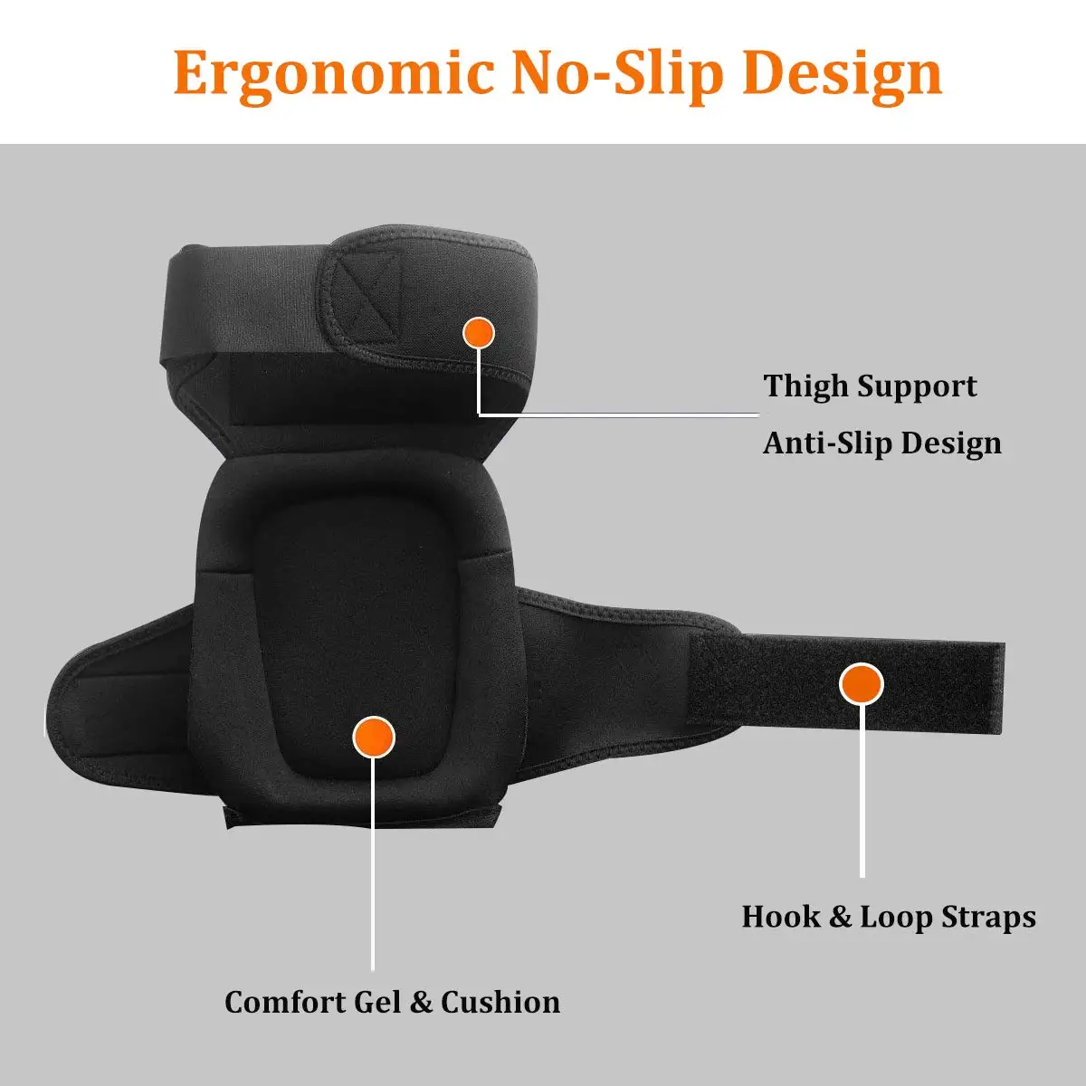 ajustáveis confortáveis do coxim do gel e