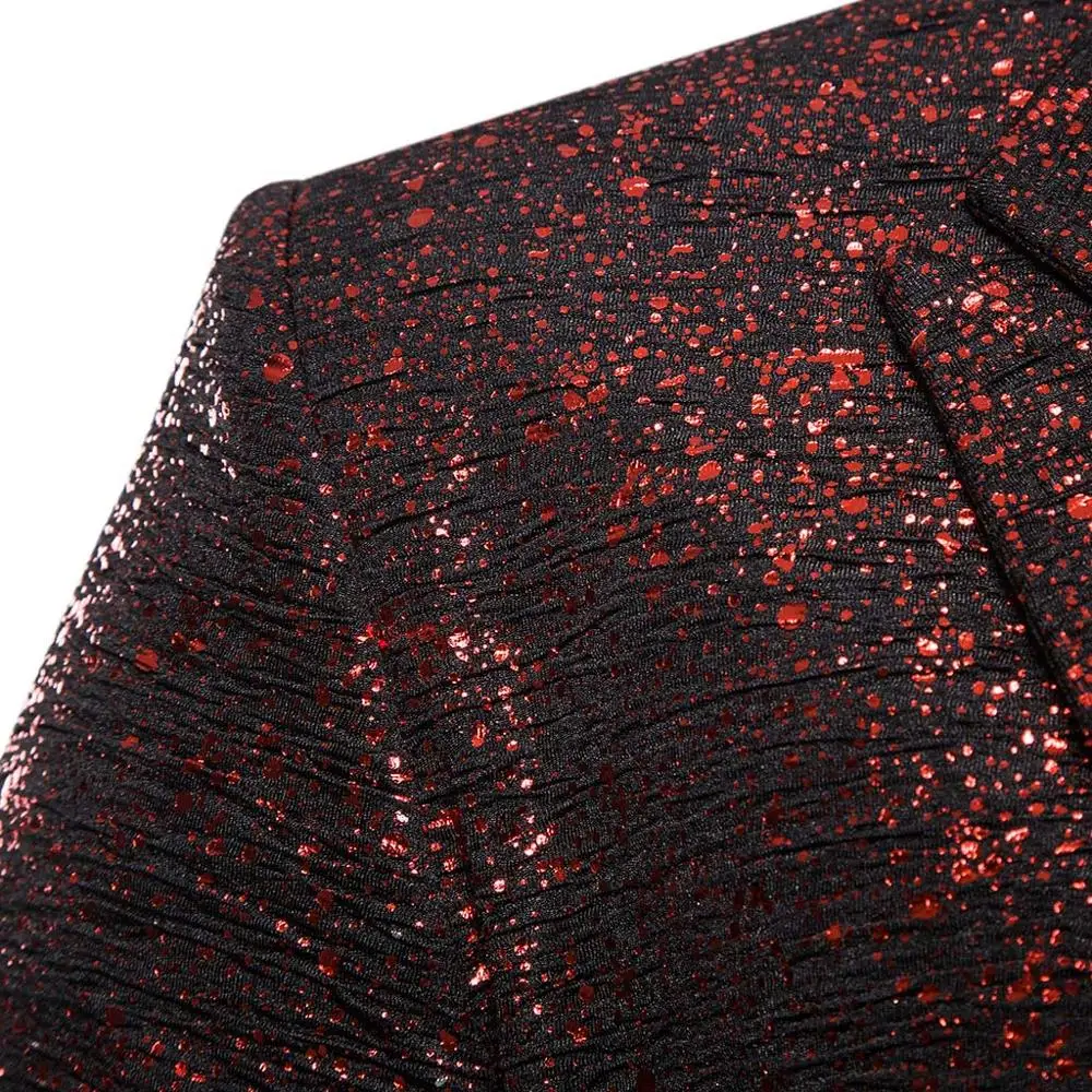 Fashion Men Gold Sequin Blazers Suit For Wedding One Button Shawl Collar Gliter Suit Jacket Men Nightclub DJ Blazer Jackets Fashion Men Gold Sequin Blazers Suit For Wedding One Button Shawl Collar Gliter Suit Jacket Men Nightclub DJ Blazer Jackets