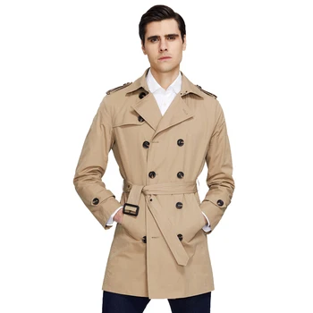 

ICEbear 2020 New men's trench coat high-quality men's long lapel windbreakers men's brand clothing MWF20709D