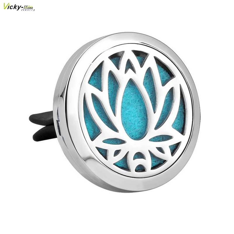 Автомобильный Магнитный диффузор Lotus медальон из нержавеющей стали 316 для