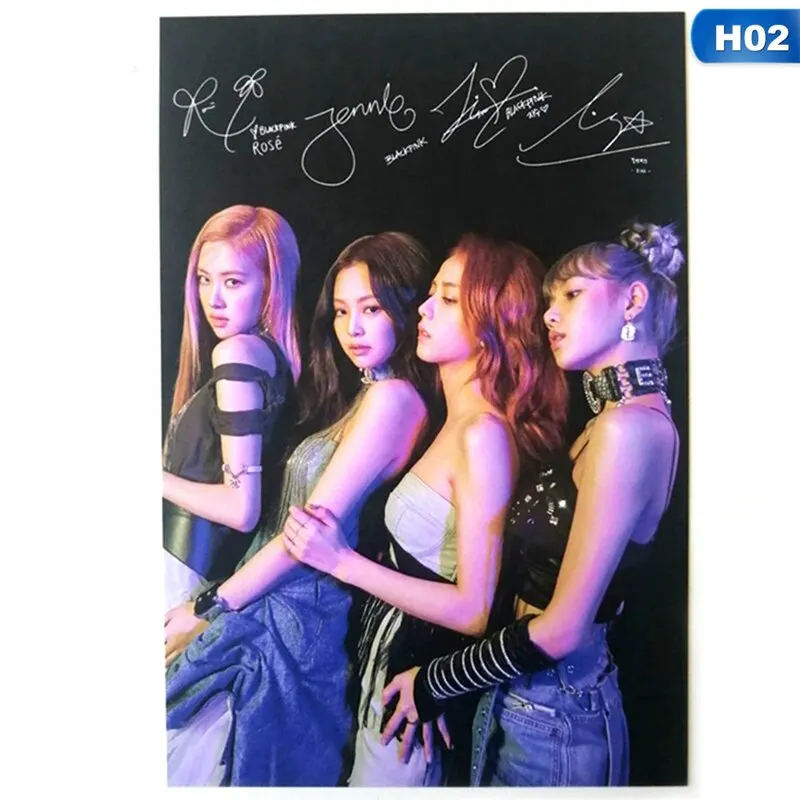 BLACKPINK Mini 2 серия KILL THIS LOVE Ablum фотография того же параграфа LOMO Card - Цвет: H02