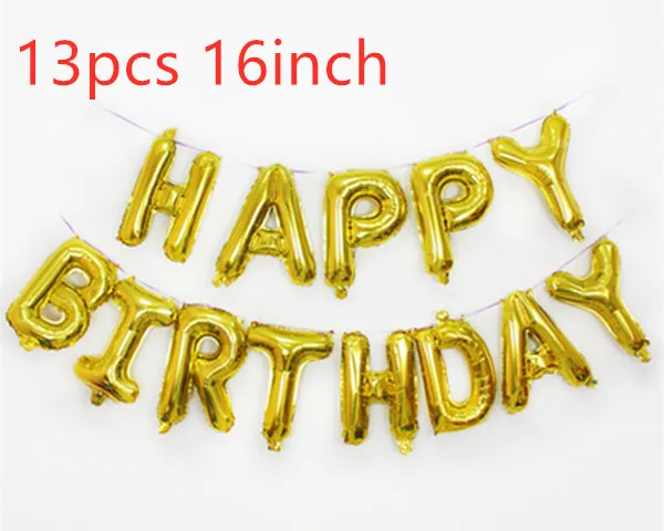 1pc party decoration black gold digital confetti mesh 4d balloon baby 2 years old birthday theme party decoration - Цвет: as picture