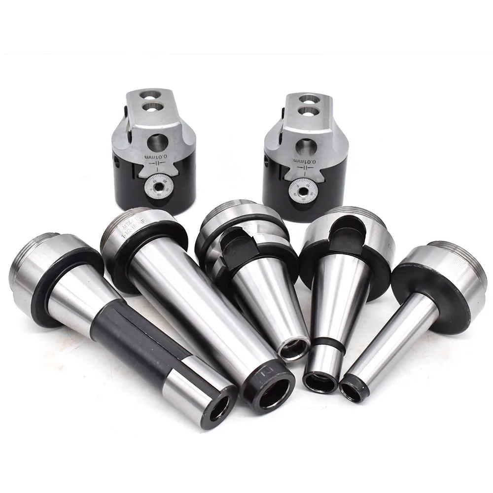 1set 2" 50mm F1 boring head+1pcs Morse holder+9pcs 12mm Boring Bar for cnc Lathe Bored Boring Tool Set