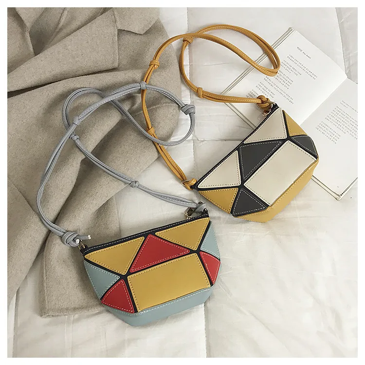 

Small Bag Women's 2020 New Style Fashion Cool Western Style Versatile Ethnic-Style Joint Shoulder Bag Fashion Shoulder Envelope