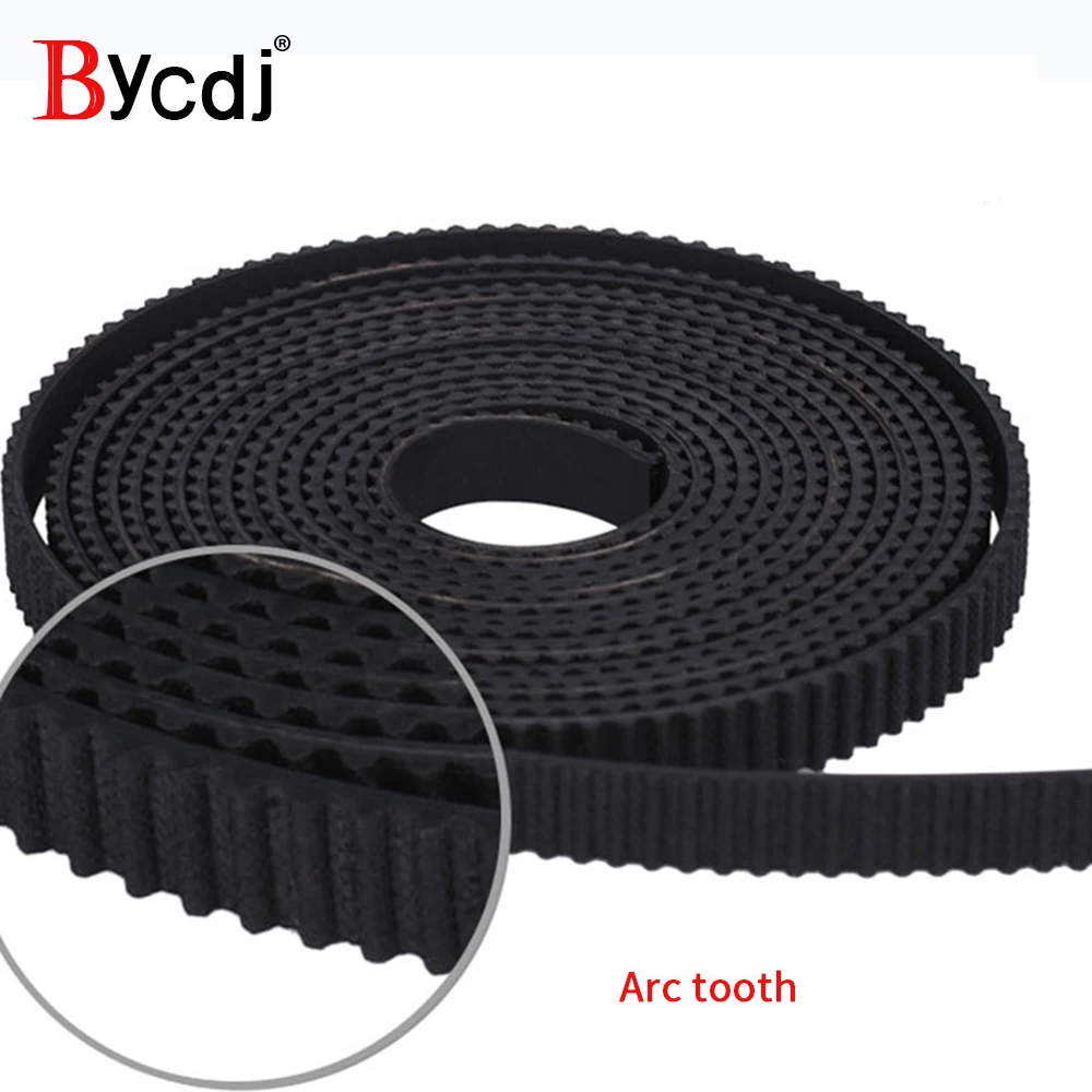 GT2 타이밍 벨트 와이드 6mm 고무 2GT-6/2GT-9mm 소형 백래시 3D 프린터 Rep랩 멘델 CNC 2GT 벨트 풀리 고품질