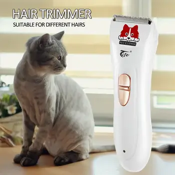 

White Pets Trim Pet Hair Trimmer Dog Hair Clipper Fast Security Charging Type
