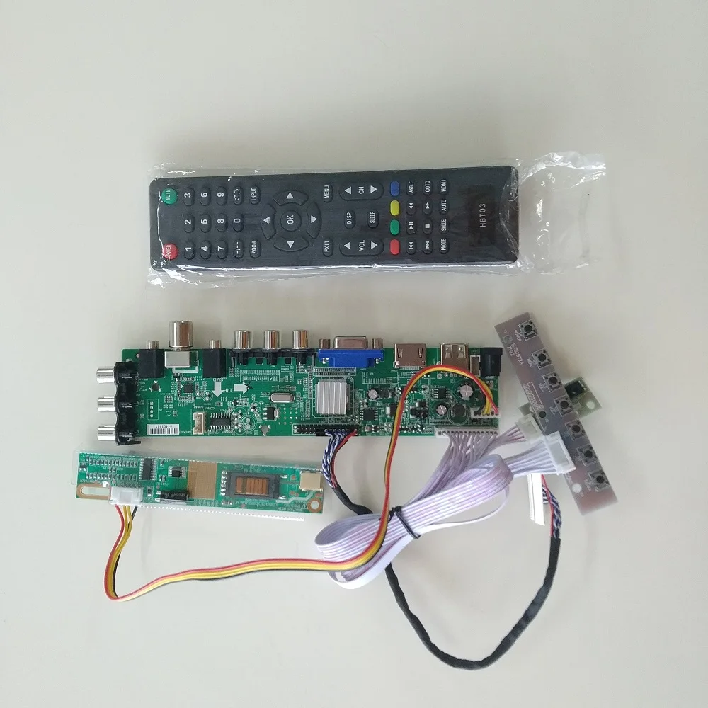 Комплект для LP171WP4(TL)(N1) плата контроллера 1 CCFL USB AV цифровая ТВ Панель VGA HDMI lcd 17," 1440X900 30pin DVB-T DVB-C