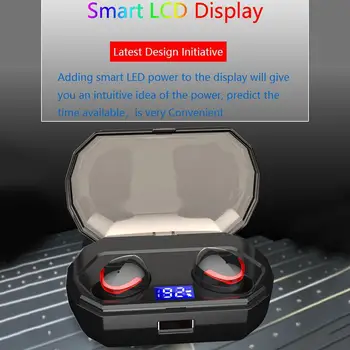 

TWISTER.CK TWS Bluetooth 5.0 Earphones Wireless In-Ear 4D Bass Stereo Sound Handfree Waterproof Gaming Hifi Earphone