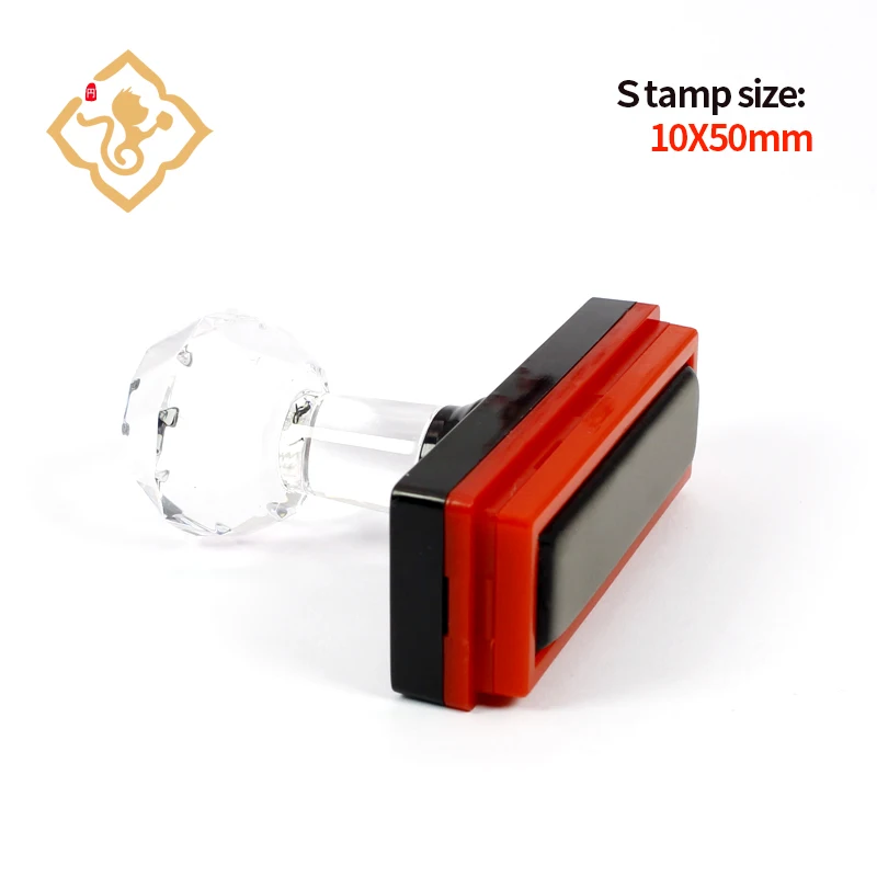 10*50mm Professional Rectangular Photosensitive Stamp,Personal Seal,Wedding Stamp