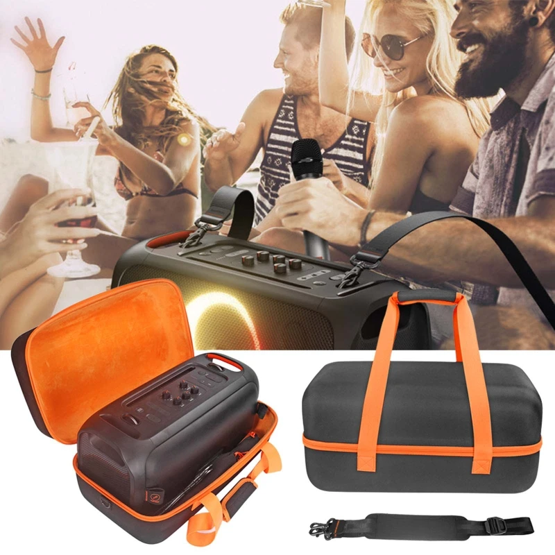 Дорожный жесткий чехол для переноски с ремешком JBL Partybox On the go беспроводной