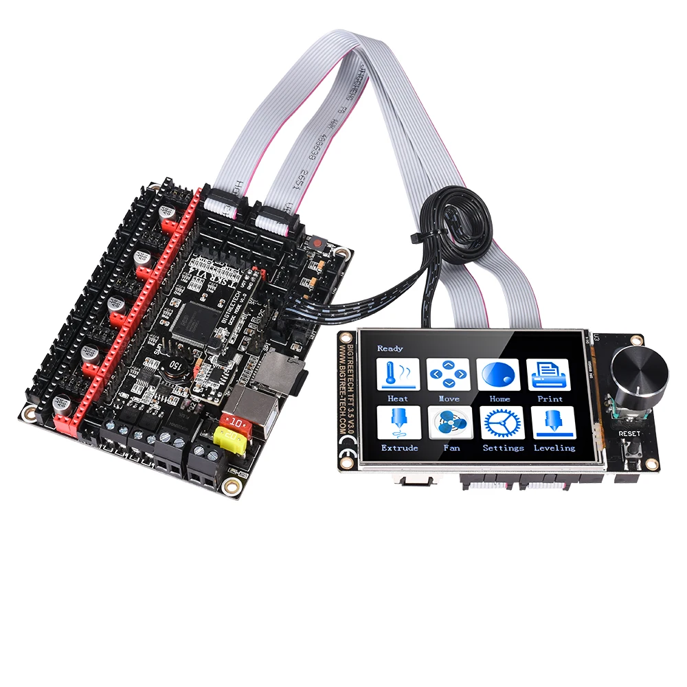 BIGTREETECH SKR V1.4/SKR V1.4 турбо 32 бит плата контроллера с TFT35 V2.0 сенсорный экран TMC2209 TMC2208 Драйвер шагового двигателя