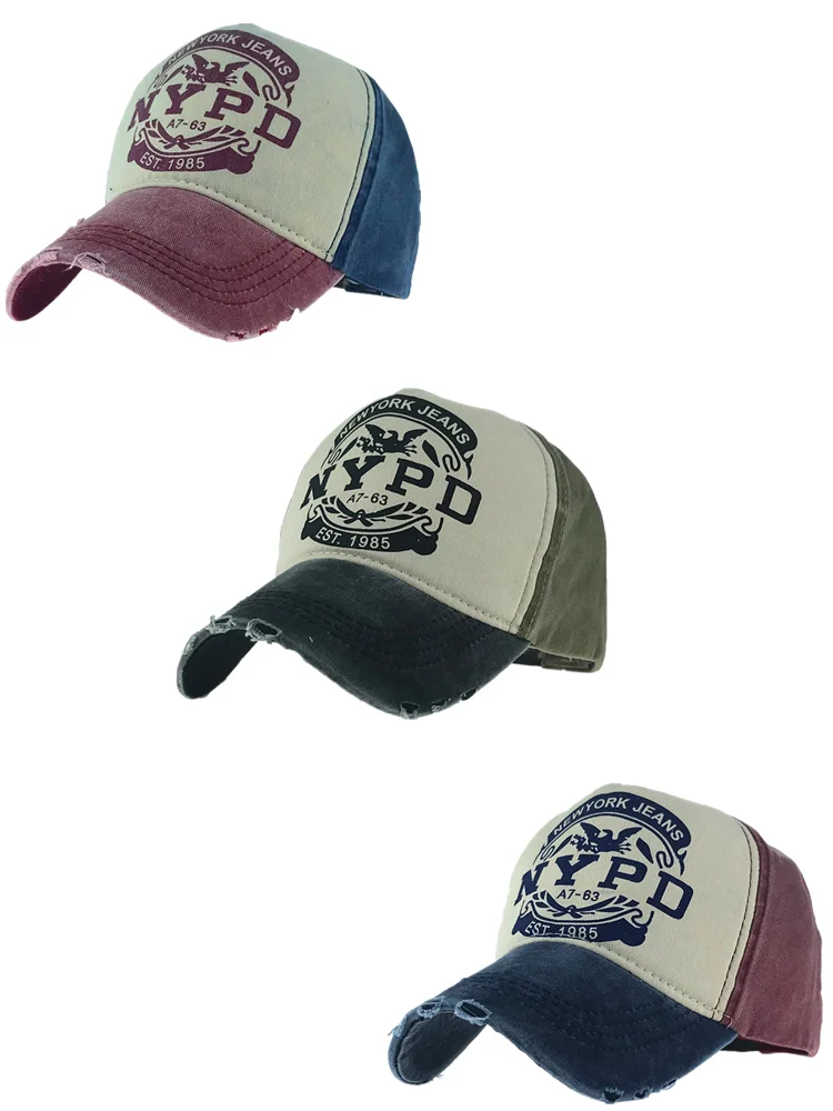Регулируемая Мужская и женская хлопковая бейсбольная кепка s Snapback хип-хоп кепка для пар Повседневная многоцветная Спортивная Кепка