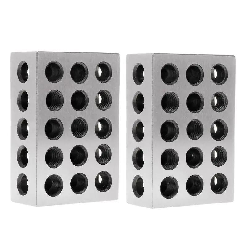 

2pcs Hardened Steel Ultra Engineers Blocks Precision 1\" x 2\" x 3\" Milling Tool