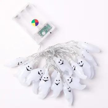 

2m 20 LED Skull Shape LED String Light for Halloween Party Home Outdoor Decor High Qulity Drop Shipping Sale