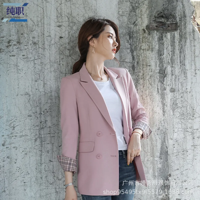 

Business Suit Jacket Women's 2019 New Style Spring Autumn Online Celebrity Season Korean-style Loose Casual Early Autumn Versati