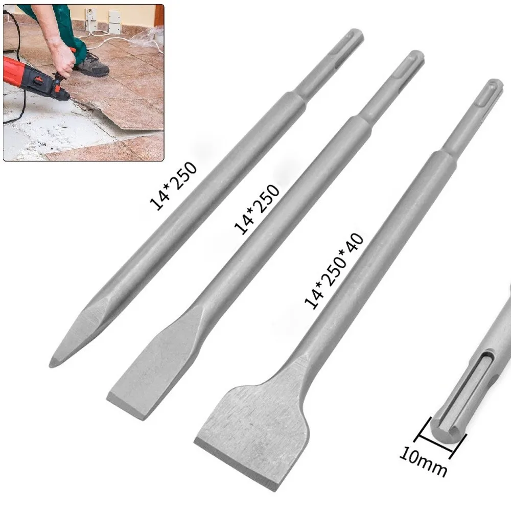 SDS Plus Flat Chisel Point Chisel Bit Impact Drill Hammer Drill