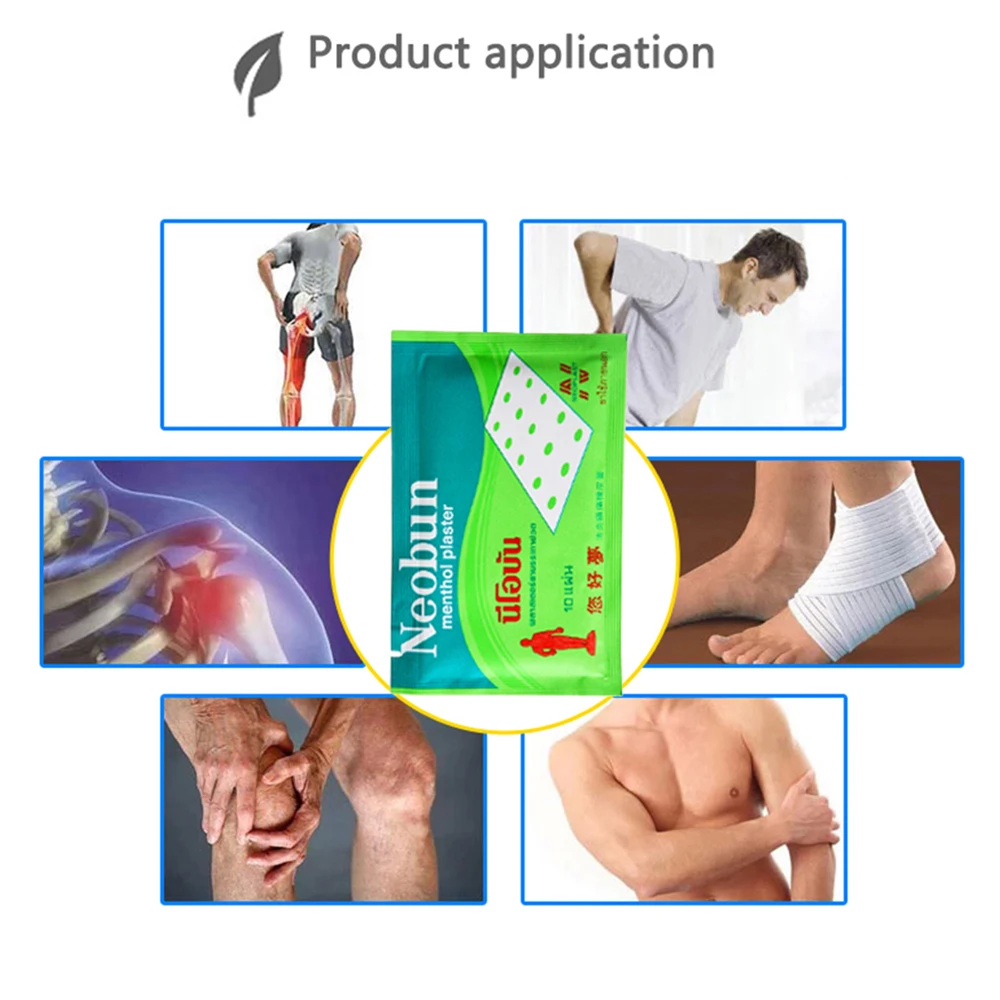 Вьетнамский пластырь меридианс Облегчает боль в пояснице спины/шеи мышечное обезболивающее здоровье 10 шт./пакет Neobun