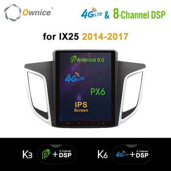 

Tesla style PX6 Android 9.0 car radio 4G LTE Car DVD For Hyundai IX25 2014 - 2016 2017 64G ROM GPS Radio Navigation DSP CarPlay