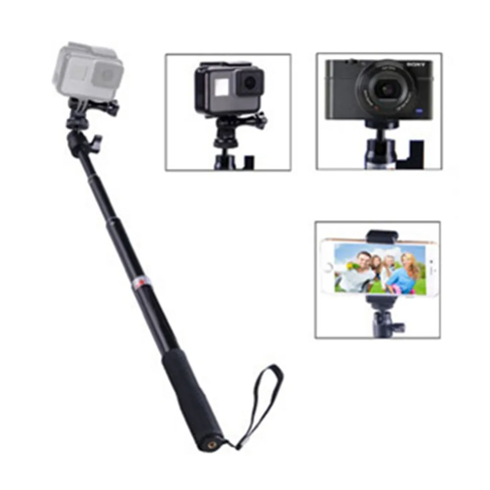 Рукоятка крепление монопод тропод с адаптером для Gopro Hero 7 6 5 4 3 для XiaomiYI 4K DJI Спортивная камера