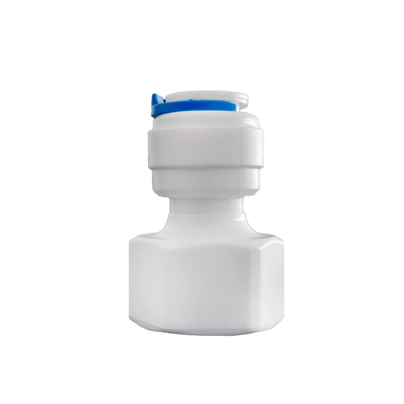 RO Water Straight Pipe Fitting 1/4" 3/8" OD Hose 1/8" 1/4" 3/8" 1/2" 3/4" BSP Male Female Thread Plastic Quick Connector System