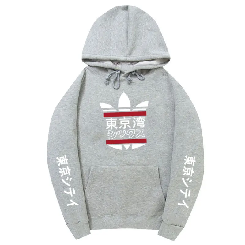 Light gray MS430 Новая мода off white мужские толстовки Харадзюку толстовки с капюшоном с принтом города Токко пуловер Толстовка в стиле хип-хоп Уличная одежда Размер S-3XL - Цвет: Light gray MS430