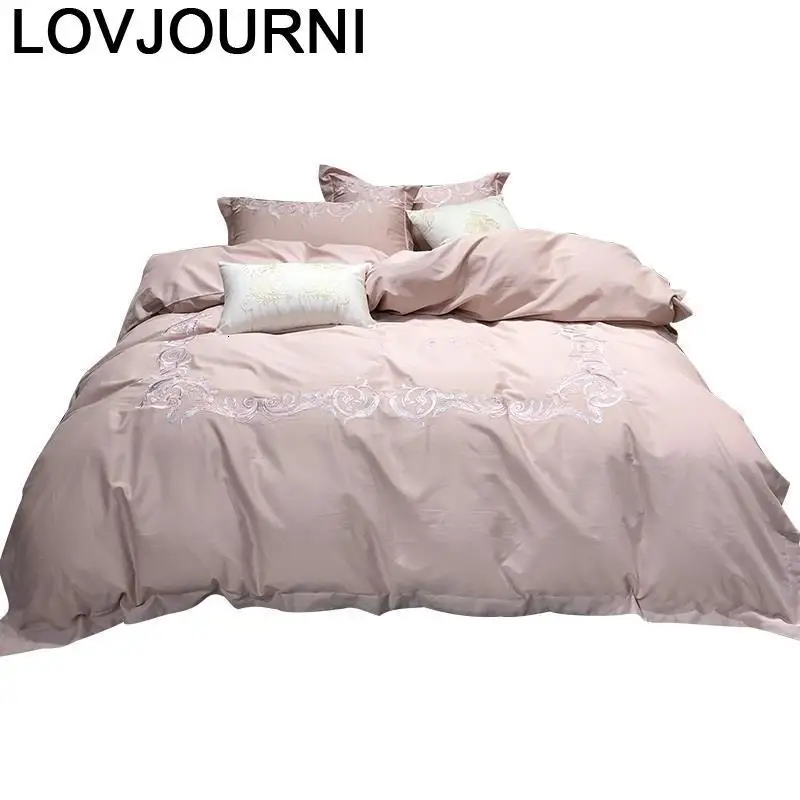 Linge Parure горит индивидуальный Jogo Casal Nordico Fundas Nordicas хлопковое белье Ropa De Cama постельное белье простыня и пододеяльник комплект