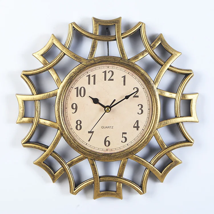 

10 inch wall clock A living room circular Restoring ancient ways Mute Quartz clock fashion Originality Bedroom Clock clock