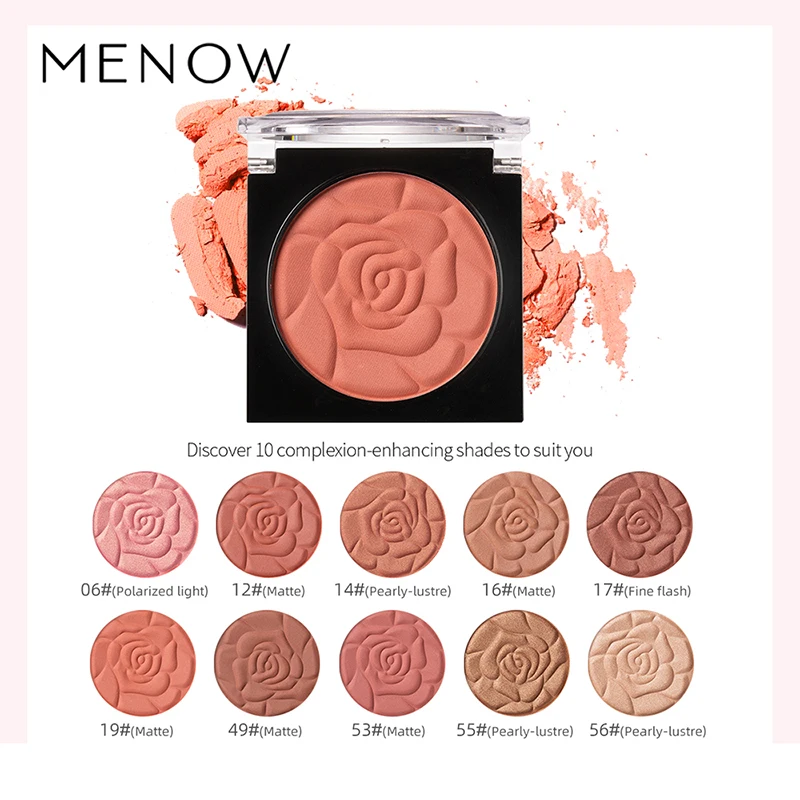 MENOW Ten Color Petals Single Blush Natural Lasting Concealer Matte Pearlescent B705