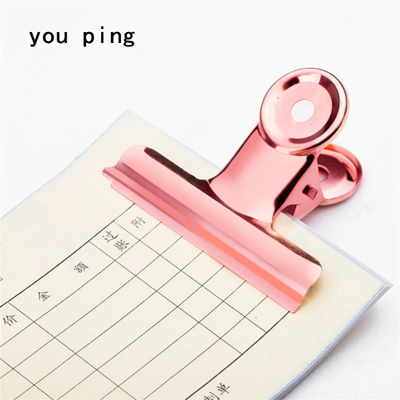 50mm 38mm 31mm 22mm Round Metal Clamp Paper Bookmark Clips Memo Clip Student School Office Supplies paper clips metal clamp clips book clips memo holders