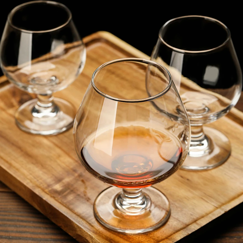 Cognac Brandy Glass Transparent High Capacity Goblet Red Wine Glass Scented Cup Suit Whisky Vodka Bar Restaurant Drinking Vessel Whiskey Glass