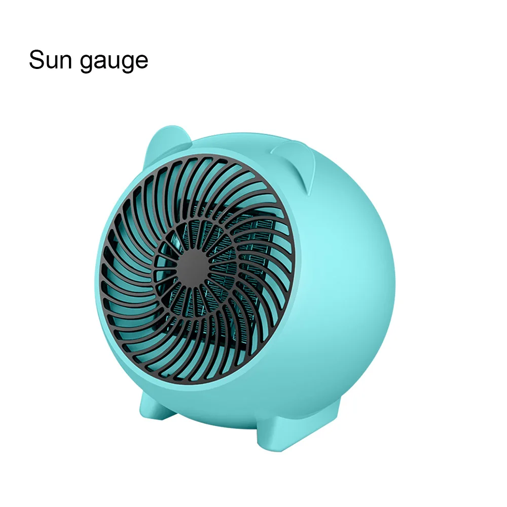 Ceramic Heater Energy Efficient Space Saving Portable Heater Desktop Display Warm Heater for Living Room - Цвет: Sun Gauge