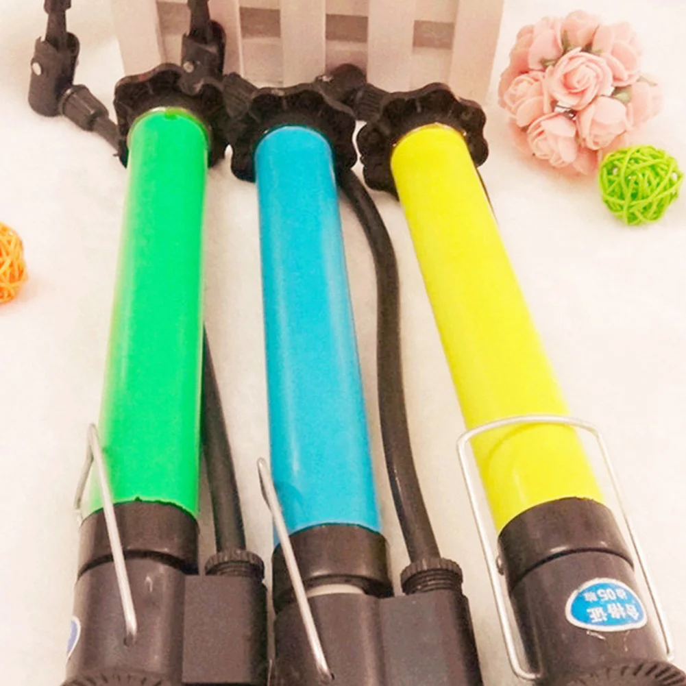 Motorcycle Maintenance Cycling Tire Air Supply Mini Manual T Handle Portable With Pedal Bicycle Pump