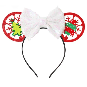 

New Kawaii Girls Women Bows Headband Christmas Ears Hair-Accessories Kid Accessories Headdress Head Band Halloween Party