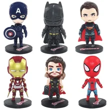 

6 Piece Lot Action Toy Figures Cartoon Anime Movie PVC Model Toys Hobbies Hero Series Action Figures Desktop Furnishing Articles