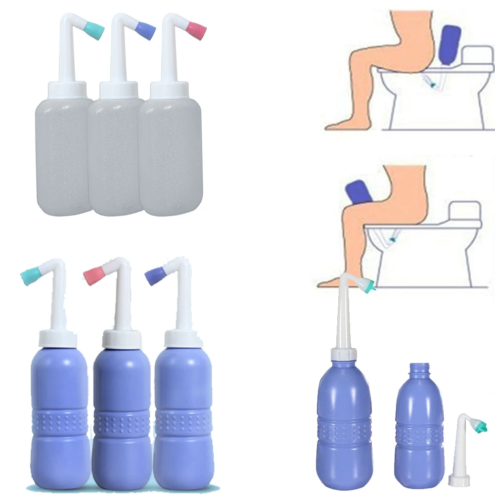 450ML Portable Travel Bidet Camp Toilet Unisex Water Spray Wash Hygiene Handheld