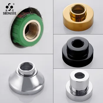 

Shower Decorative Hole Covers Modesty Stretching Thick Shower 6 Copper Points Decorative Cover Adjustable Heightening Tap Extra-