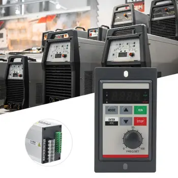 

AC 220V 1.2A Small Frequency Inverter 0.2KW Single Phase Micro Frequency Converter V/F Closed Loop