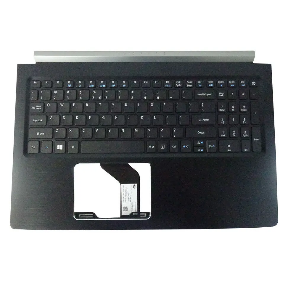 Jianglun Per Acer Aspire 5 A515-51G Poggiapolsi E Tastiera Non Retroilluminata