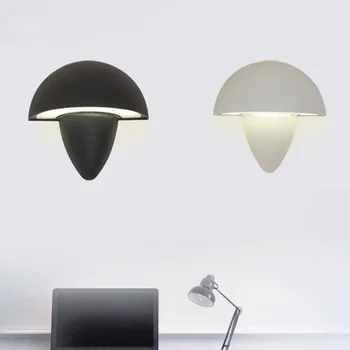 

Nordic Creativity mushroom LED wall lamp modern Simplicity waterproof wall sconce indoor and outdoor bedroom living room fixture