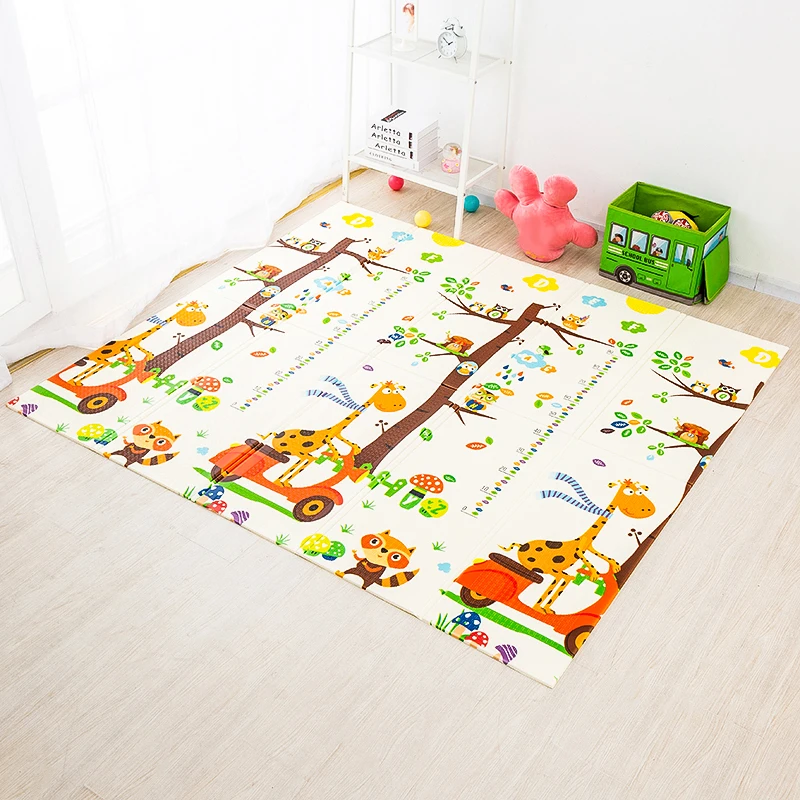 Foldable Playmat XPE Foam Crawling Carpet Baby Play Mat Blanket Children Rug For Kids Educational Toys Soft Activity Game Floor
