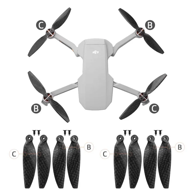 Карбоновый Пропеллер для DJI Mavic Mini CW CCW 4726F лопасти реквизит легкий для mavic mini Аксессуары Радиоуправляемый Дрон Квадрокоптер