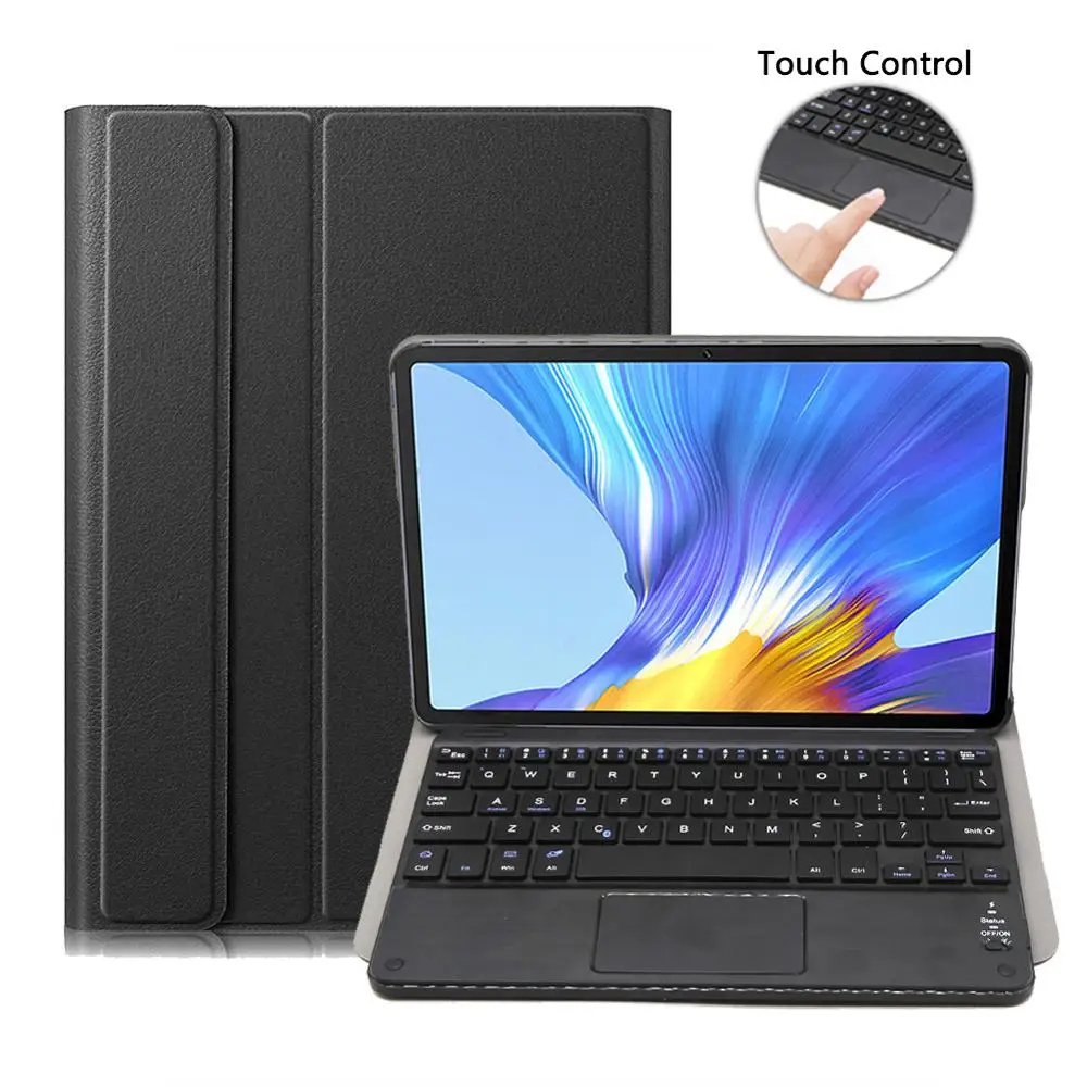 

For Huawei MatePad V6 10.4 2020 Wereless Keyboard Case with Touch Pad Ultra-thin Wireless Keyboard Tablet Stand Cover