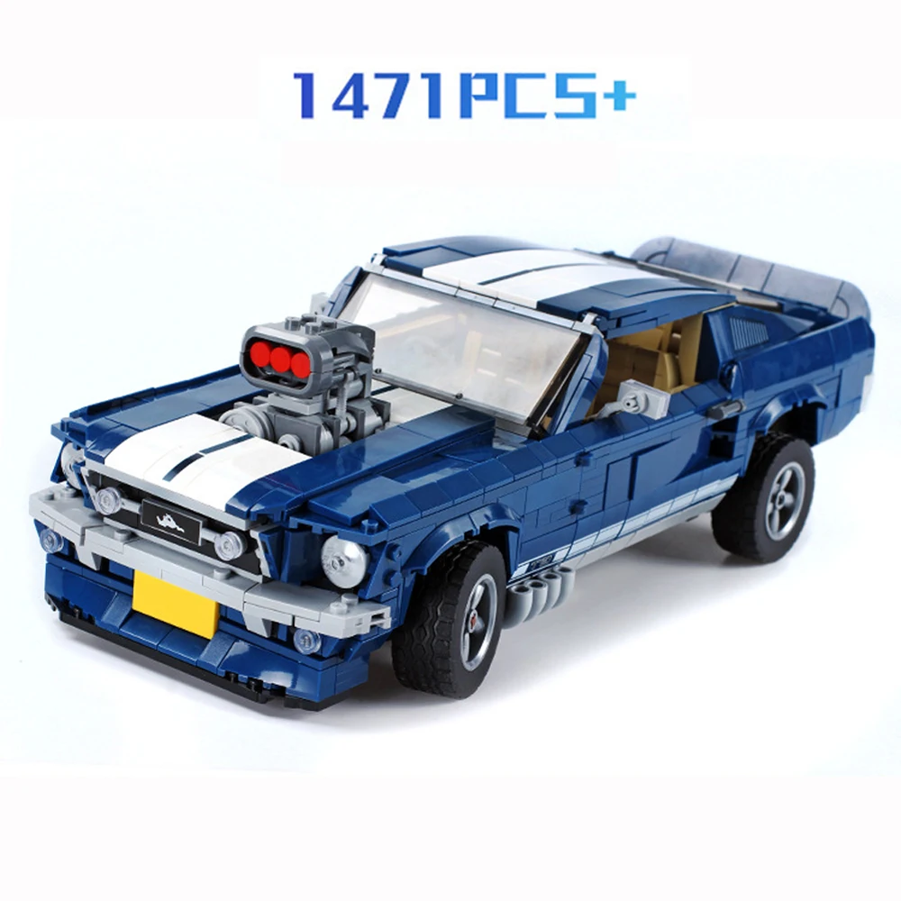 

1471PCS Mustang DG023 Science and Technology Series Mustang Sporting Car Set Building Blocks Cars Bricks Toys Birthday Gifts