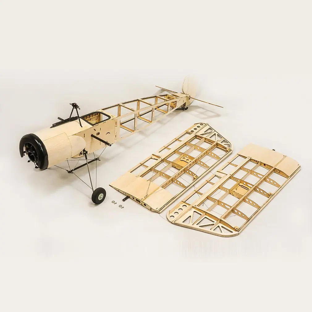 EP Fokker-E Balsa деревянный тренировочный самолет 1,2 м размах крыльев биплан радиоуправляемый самолет вертолет модель игрушки DIY комплект/PNP для детей